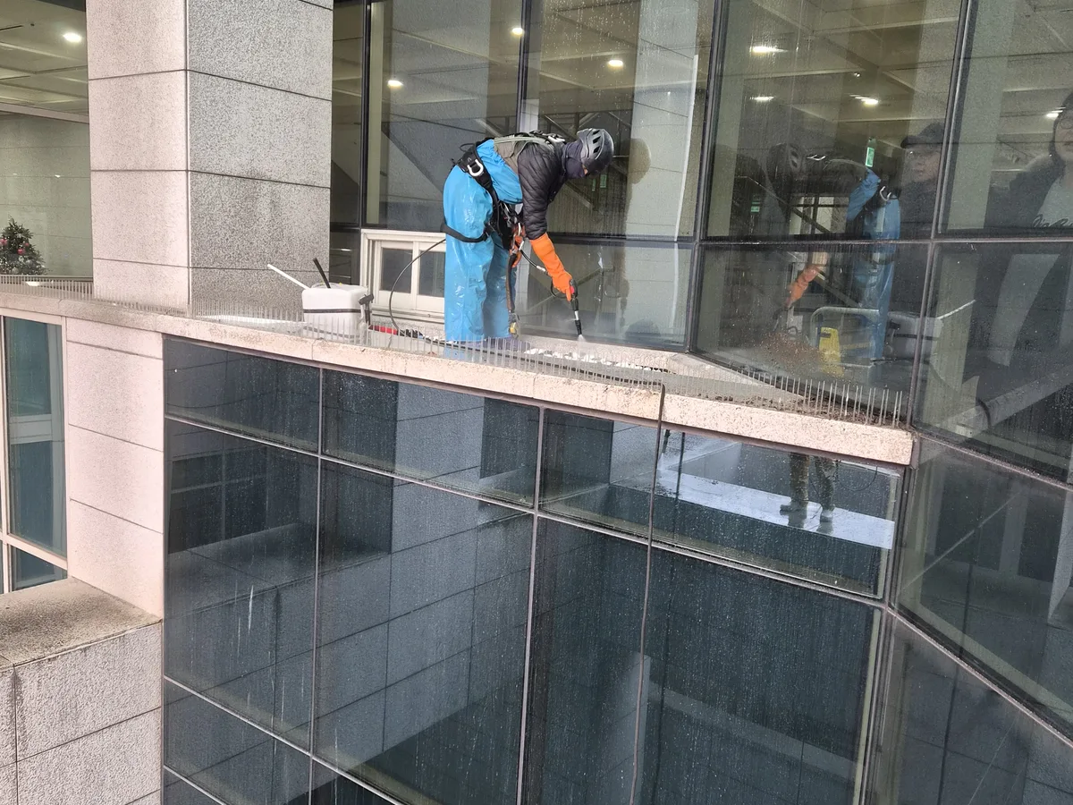 순천시 가곡동 건물 복도·대기 동선 야간 위생청소 사례 - 행진크린