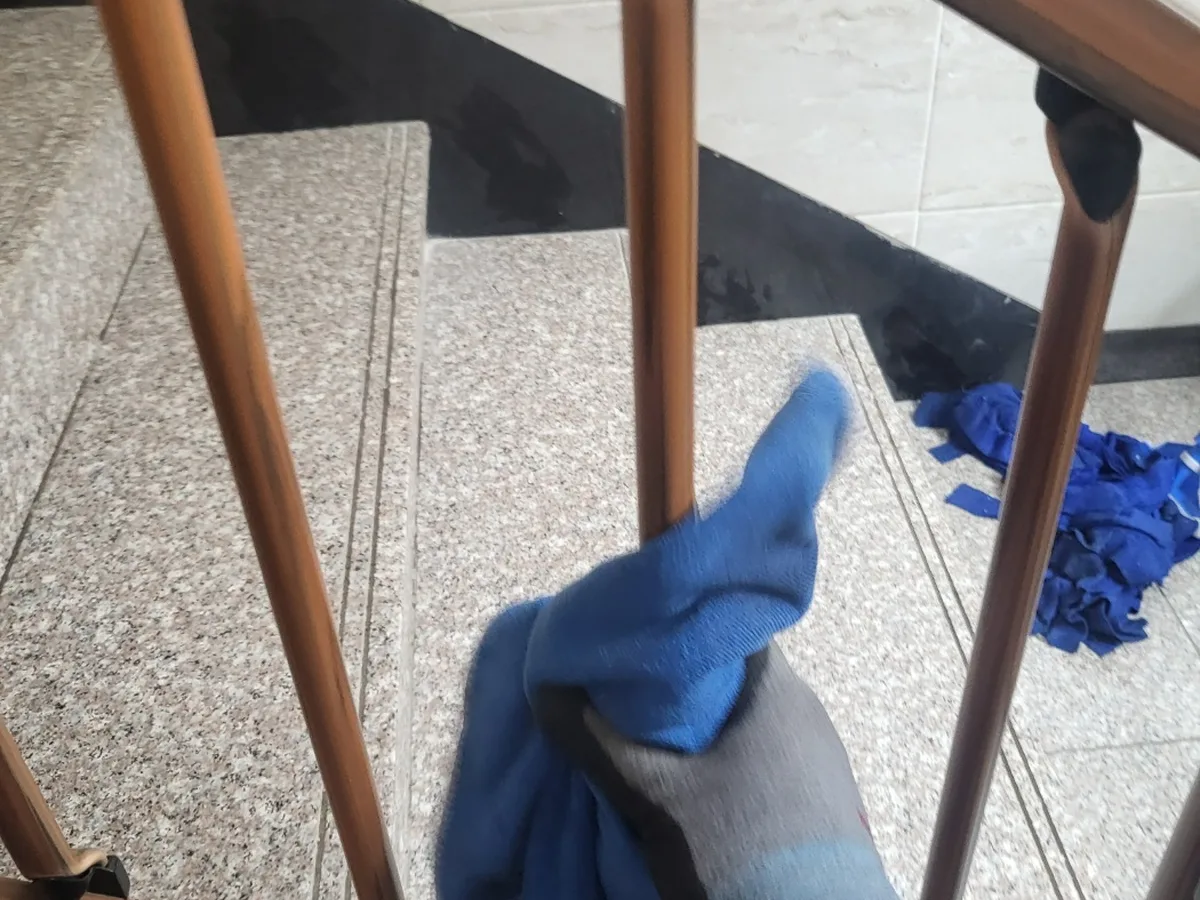 신안군 장산면 빌라 난간·손잡이 위생청소 사례 - 행진크린