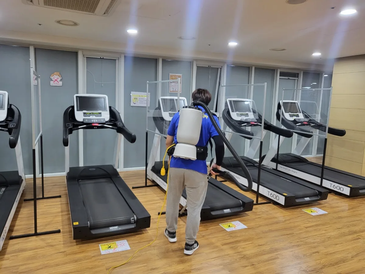 신안군 지도읍 헬스장 탕비실 직원 휴게공간 위생청소 사례 - 행진크린